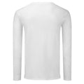 White - Back - Fruit of the Loom Mens Iconic 140 Classic Long-Sleeved T-Shirt