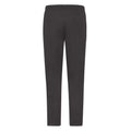 Black - Back - Fruit of the Loom Mens Open Hem Jogging Bottoms
