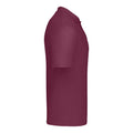 Burgundy - Side - Fruit of the Loom Mens Original Polo Shirt