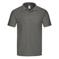 Light Graphite - Front - Fruit of the Loom Mens Original Polo Shirt
