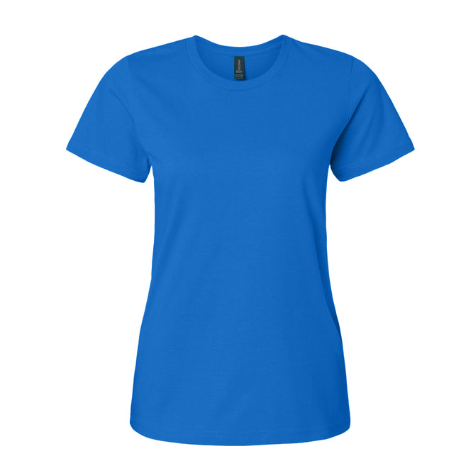 Royal Blue - Front - Gildan Womens-Ladies Softstyle Midweight T-Shirt