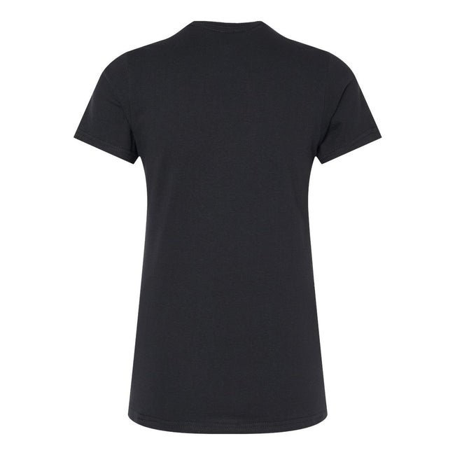 Pitch Black - Back - Gildan Womens-Ladies Softstyle Midweight T-Shirt