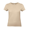 Sand - Front - B&C Womens-Ladies #E190 T-Shirt