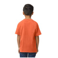 Orange - Back - Gildan Childrens-Kids Softstyle Midweight T-Shirt