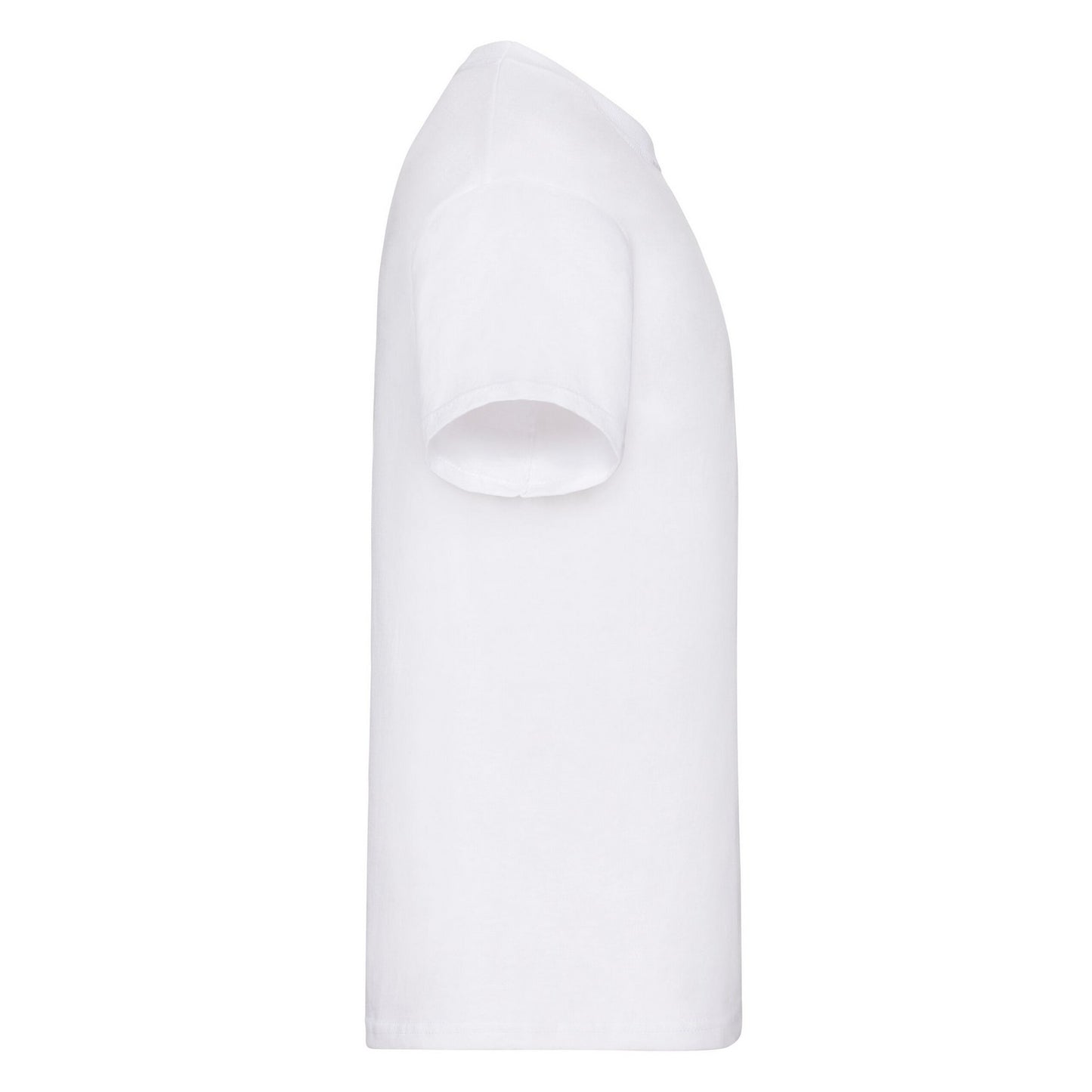 White - Side - Fruit of the Loom Mens Heavy Cotton T-Shirt