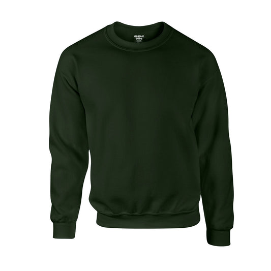 Forest Green - Front - Gildan Unisex Adult DryBlend Crew Neck Sweatshirt