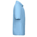 Sky Blue - Side - Fruit of the Loom Childrens-Kids 65-35 Polo Shirt