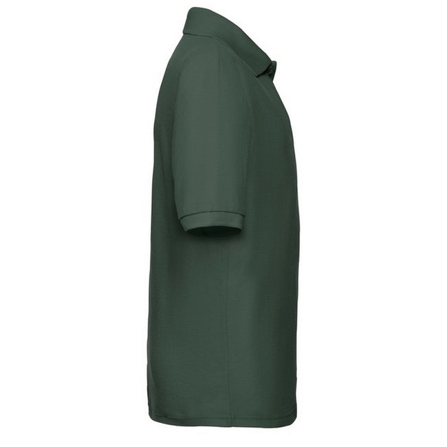 Bottle Green - Side - Fruit of the Loom Childrens-Kids 65-35 Polo Shirt