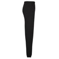 Black - Side - Fruit of the Loom Mens Classic Elasticated Cuff Jogging Bottoms