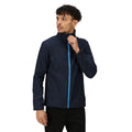 Navy-French Blue - Side - Regatta Mens Ablaze Printable Soft Shell Jacket