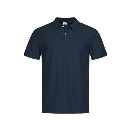Midnight Blue - Front - Stedman Mens Lux Polo Shirt