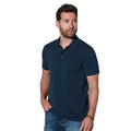 Midnight Blue - Back - Stedman Mens Lux Polo Shirt