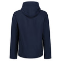 Navy-French Blue - Back - Regatta Mens Venturer 3 Layer Hooded Soft Shell Jacket