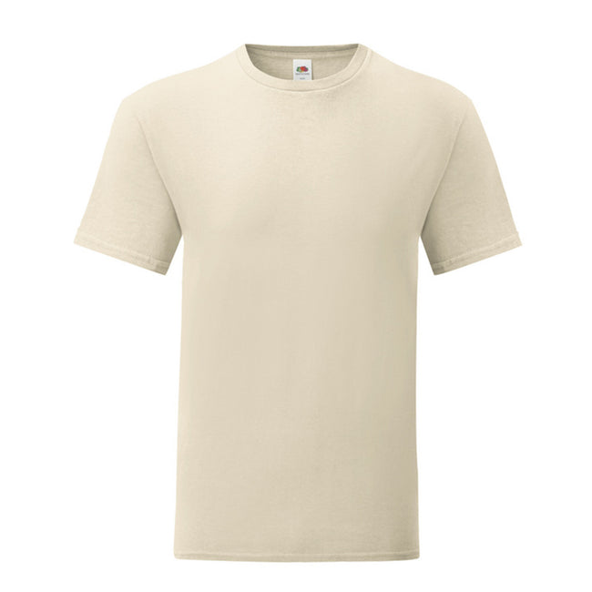 Natural - Front - Fruit Of The Loom Mens Iconic 150 T-Shirt