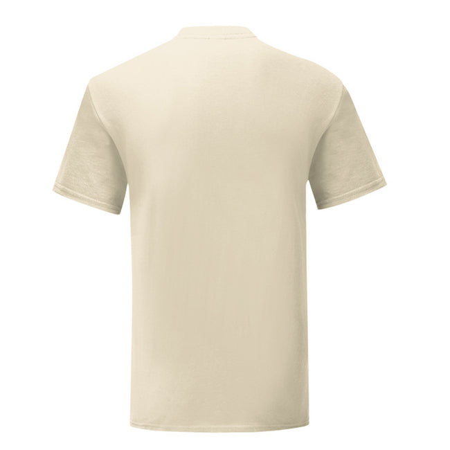 Natural - Back - Fruit Of The Loom Mens Iconic 150 T-Shirt