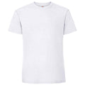 White - Front - Fruit Of The Loom Mens Iconic 195 Premium Ringspun Cotton T-Shirt