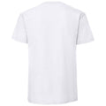 White - Back - Fruit Of The Loom Mens Iconic 195 Premium Ringspun Cotton T-Shirt