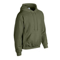 Military Green - Side - Gildan Unisex Adult Heavy Blend Hoodie