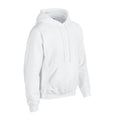 White - Side - Gildan Unisex Adult Heavy Blend Hoodie
