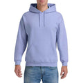 Violet - Front - Gildan Unisex Adult Heavy Blend Hoodie