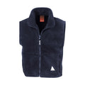 Navy - Front - Result Childrens-Kids Fleece Gilet