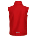 Classic Red-Black - Back - Regatta Childrens-Kids Ablaze Softshell Body Warmer