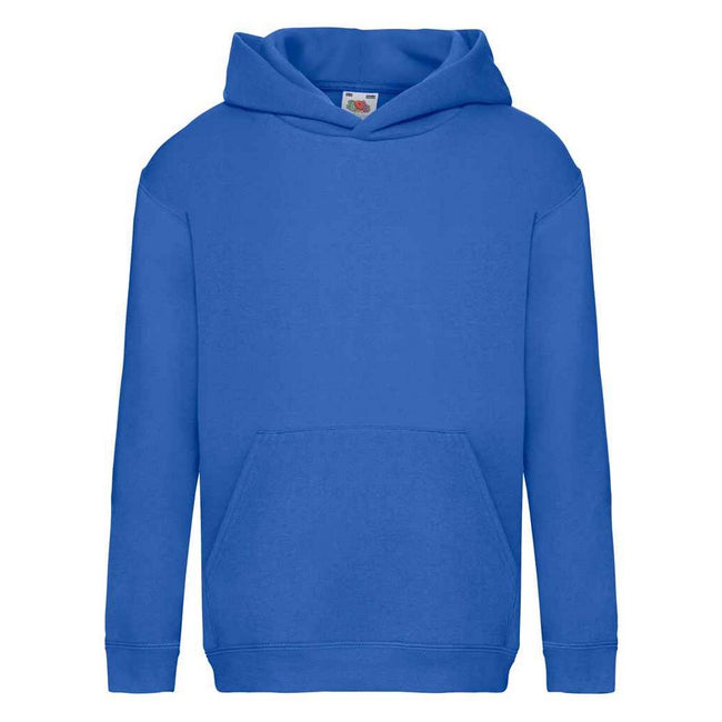 Royal Blue - Front - Fruit of the Loom Childrens-Kids Premium Hoodie