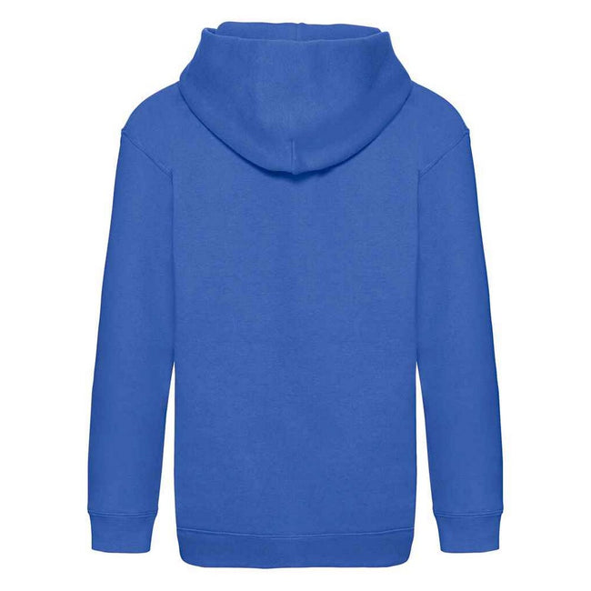 Royal Blue - Back - Fruit of the Loom Childrens-Kids Premium Hoodie