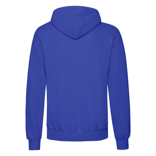 Royal Blue - Back - Fruit of the Loom Mens Classic Hoodie