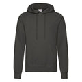 Light Graphite - Front - Fruit of the Loom Mens Classic Hoodie