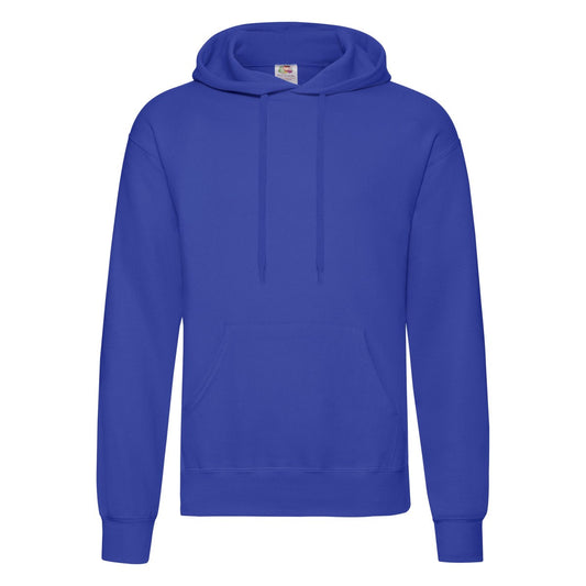 Royal Blue - Front - Fruit of the Loom Mens Classic Hoodie
