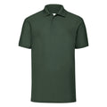 Bottle Green - Front - Fruit of the Loom Mens 65-35 Polo Shirt