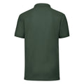 Bottle Green - Back - Fruit of the Loom Mens 65-35 Polo Shirt