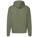 Classic Olive - Back - Fruit of the Loom Mens Premium Full Zip Hoodie
