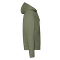 Classic Olive - Side - Fruit of the Loom Mens Premium Full Zip Hoodie