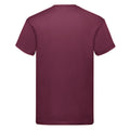 Burgundy - Back - Fruit Of The Loom Mens Original T-Shirt