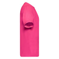 Fuchsia - Side - Fruit Of The Loom Mens Original T-Shirt
