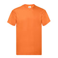 Orange - Front - Fruit Of The Loom Mens Original T-Shirt