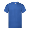 Royal Blue - Front - Fruit Of The Loom Mens Original T-Shirt
