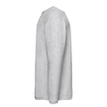 Heather Grey - Lifestyle - Fruit of the Loom Mens Valueweight Heather Long-Sleeved T-Shirt