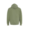 Military Green - Back - Gildan Unisex Adult Softstyle Fleece Midweight Hoodie