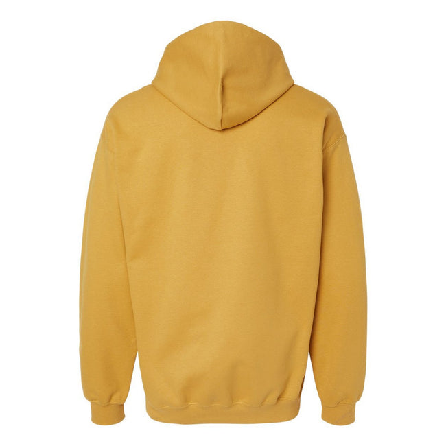 Mustard - Back - Gildan Unisex Adult Softstyle Fleece Midweight Hoodie