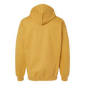 Mustard - Back - Gildan Unisex Adult Softstyle Fleece Midweight Hoodie