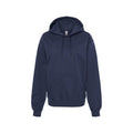 Navy - Front - Gildan Unisex Adult Softstyle Fleece Midweight Hoodie