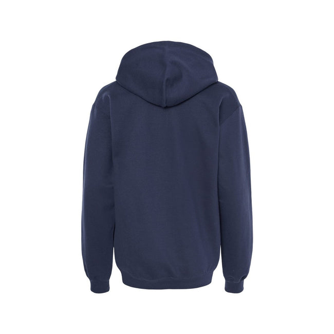 Navy - Back - Gildan Unisex Adult Softstyle Fleece Midweight Hoodie