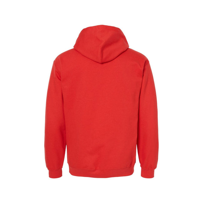 Red - Back - Gildan Unisex Adult Softstyle Fleece Midweight Hoodie