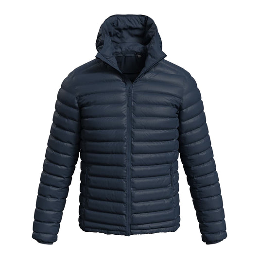 Midnight Blue - Front - Stedman Mens Lux Padded Jacket