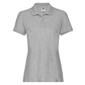 Athletic Heather - Front - Fruit of the Loom Womens-Ladies Premium Plain Polo Shirt