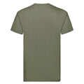 Classic Olive - Back - Fruit of the Loom Mens Super Premium T-Shirt