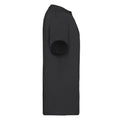 Black - Side - Fruit of the Loom Mens Super Premium T-Shirt